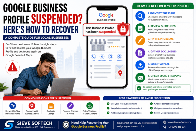how to recover a suspended Google Business Profile with step-by-step reinstatement guidance, common suspension reasons, and local SEO best practices.