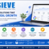 On-page and off-page SEO explained with Sieve Softech logo, highlighting content optimization, internal linking, backlinks, Local SEO, and digital marketing strategies.