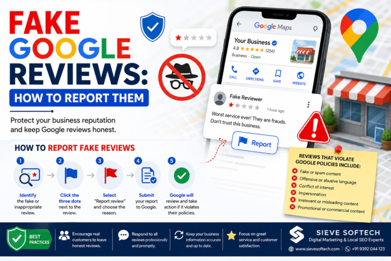 explaining how to identify, report, and remove fake Google reviews to protect your Google Business Profile and improve your online reputation.